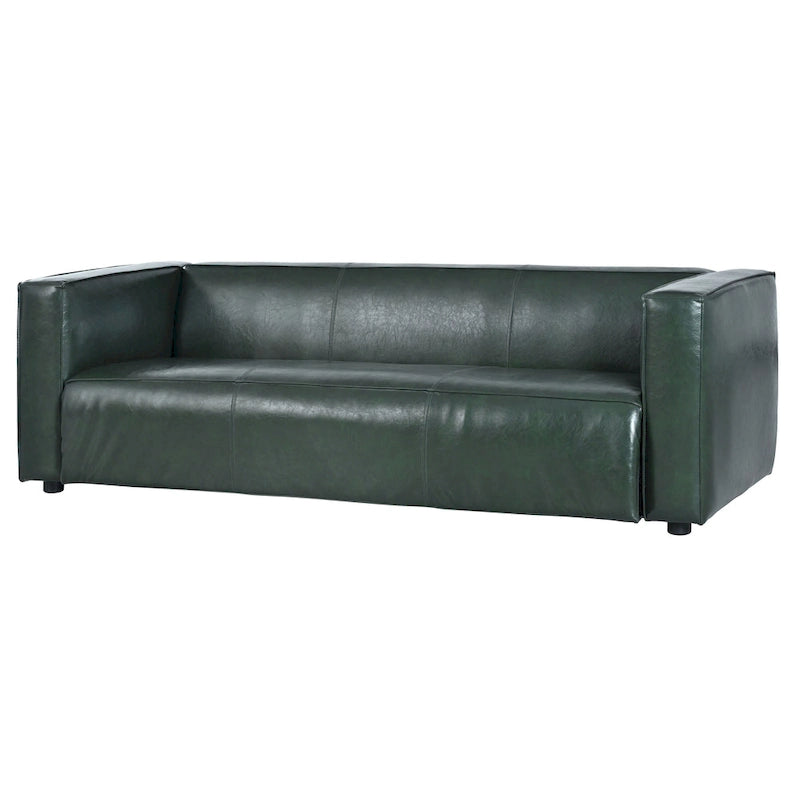 84.25 PU 3-Seater contemporary style Sofa with Birch Wood Legs for living room