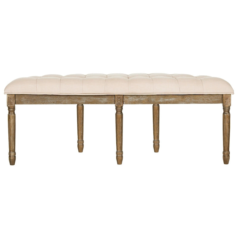 Rustic Semi Circle Bench - 50 W x 19.3 D x 19.3 H - 50Wx19Dx19H