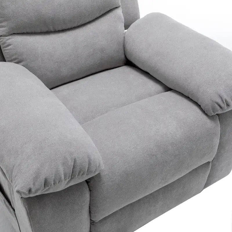 Power Recliner Chair with Adjustable Massage Function - 36.63 x 38.13 x 40.50