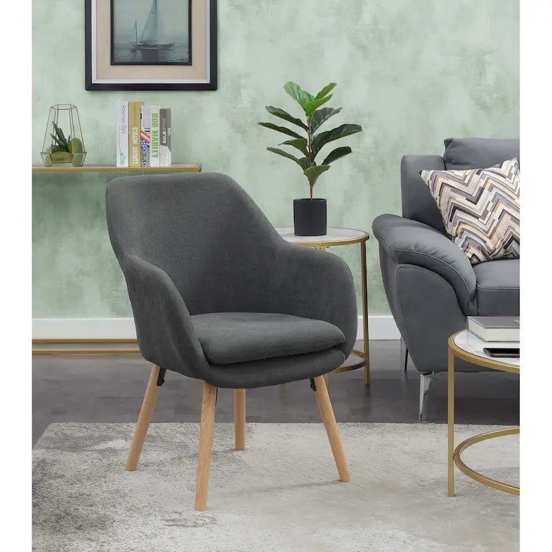 Wingback Upholstered Accent Armchair