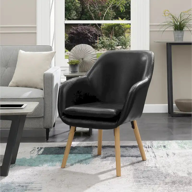 Wingback Upholstered Accent Armchair