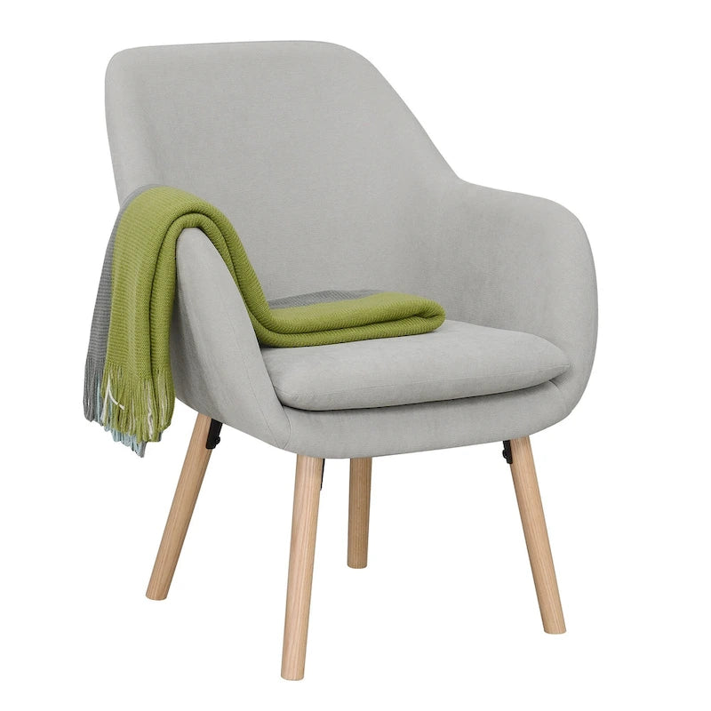 Wingback Upholstered Accent Armchair