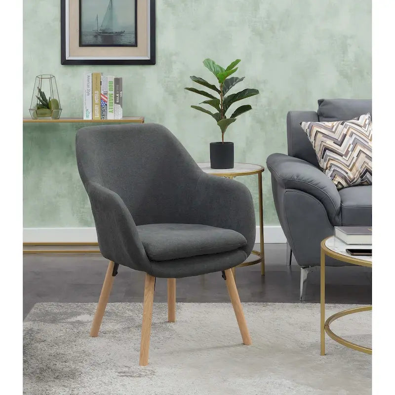 Wingback Upholstered Accent Armchair