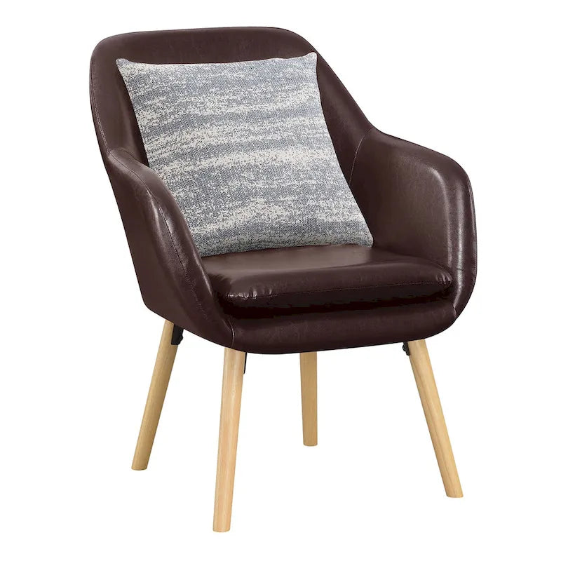 Wingback Upholstered Accent Armchair
