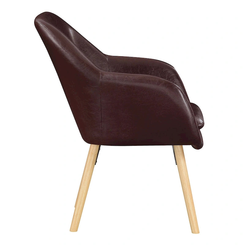 Wingback Upholstered Accent Armchair
