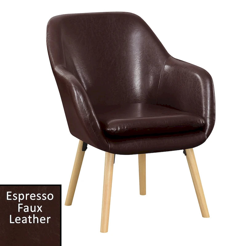 Wingback Upholstered Accent Armchair