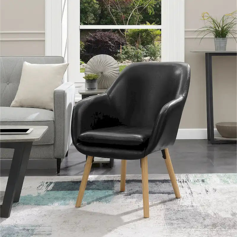 Wingback Upholstered Accent Armchair