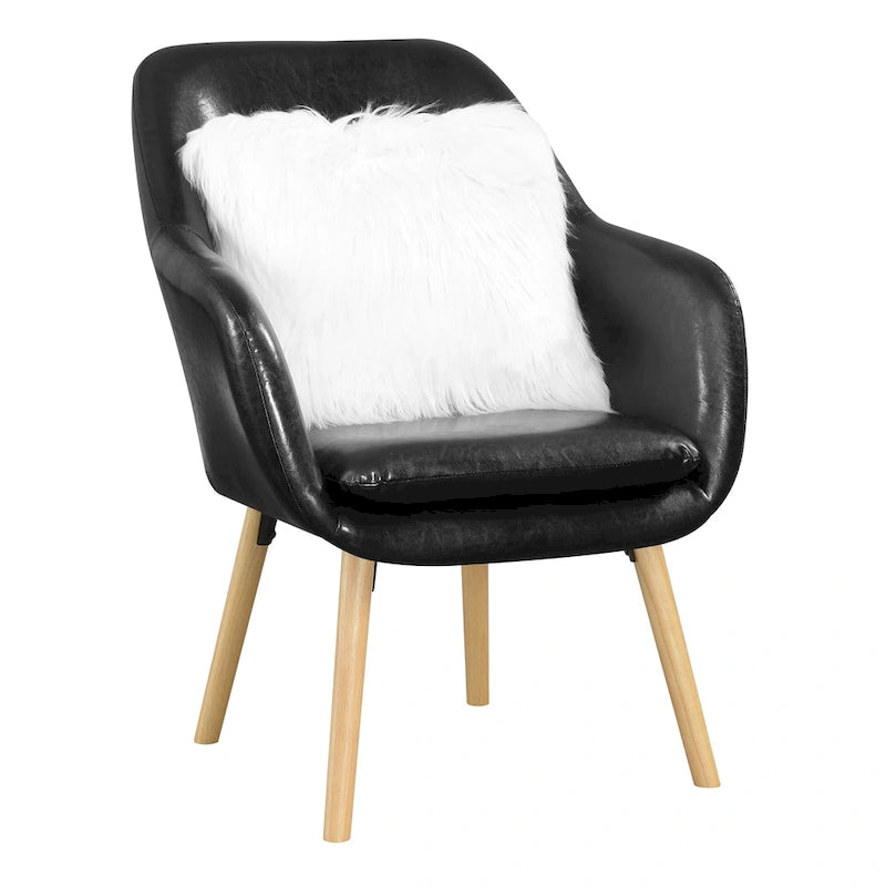 Wingback Upholstered Accent Armchair