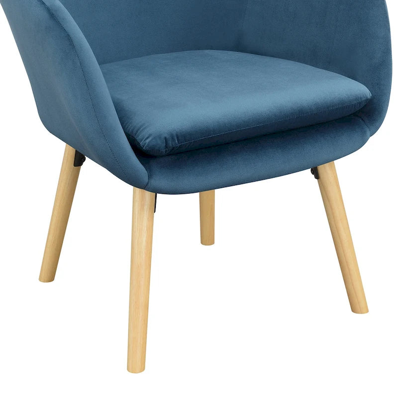 Wingback Upholstered Accent Armchair