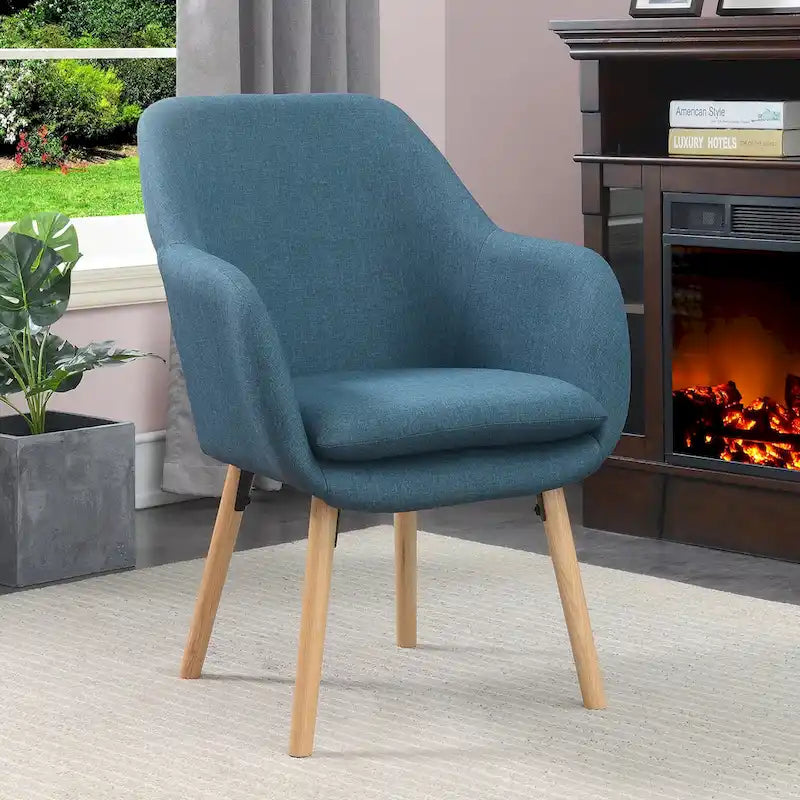 Wingback Upholstered Accent Armchair
