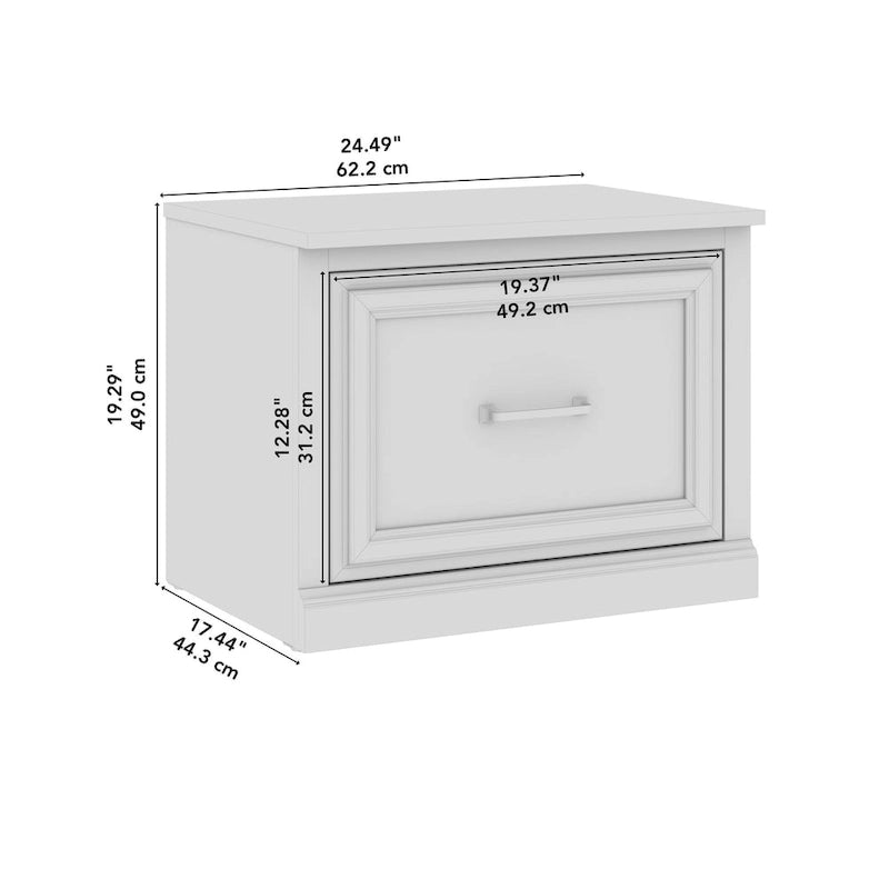 24W Small Shoe Bench with Drawer