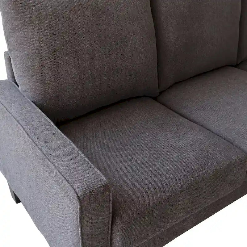 Fabric 3 Seater Sofa with Storage under the Cushion