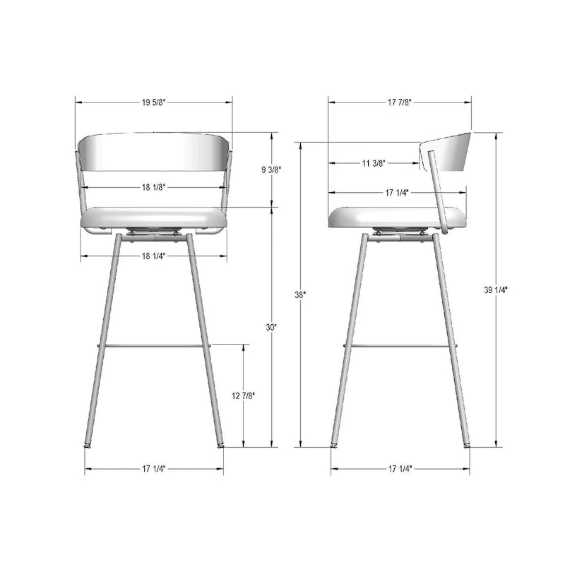Swivel Counter and Bar Stool