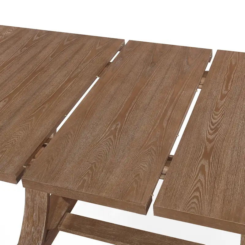 Wood Expandable Dining Table