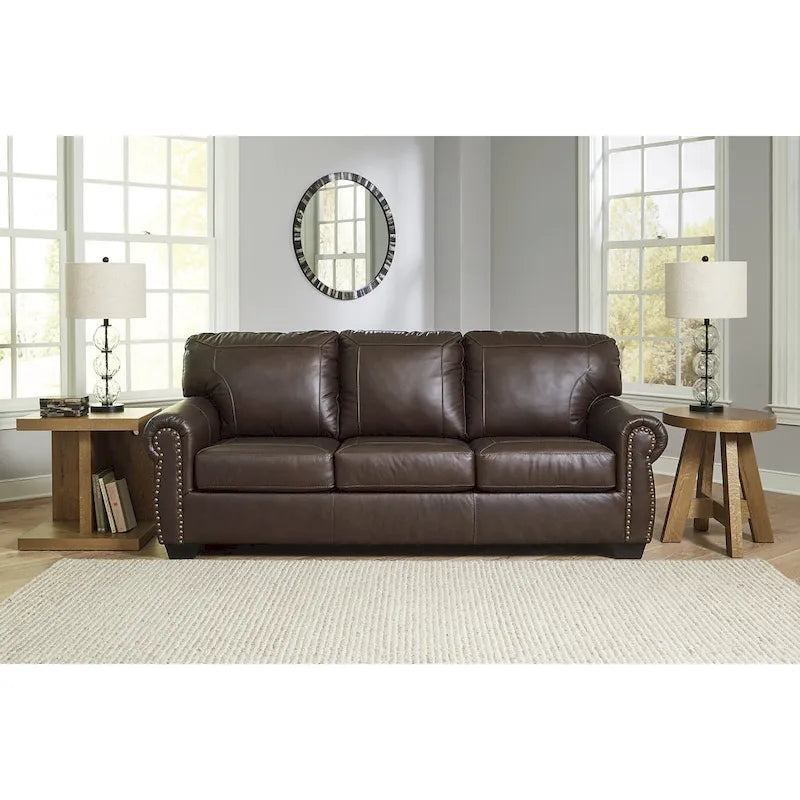 Signature Design by Ashley Colleton Dark Brown Sofa - 92W x 40D x 39H