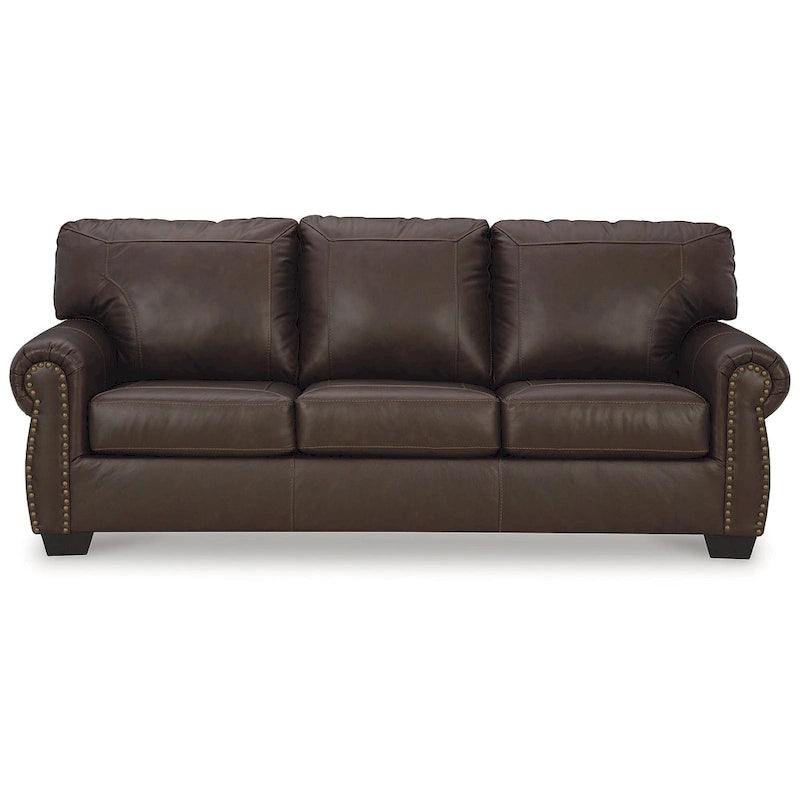 Dark Brown Sofa - 92W x 40D x 39H