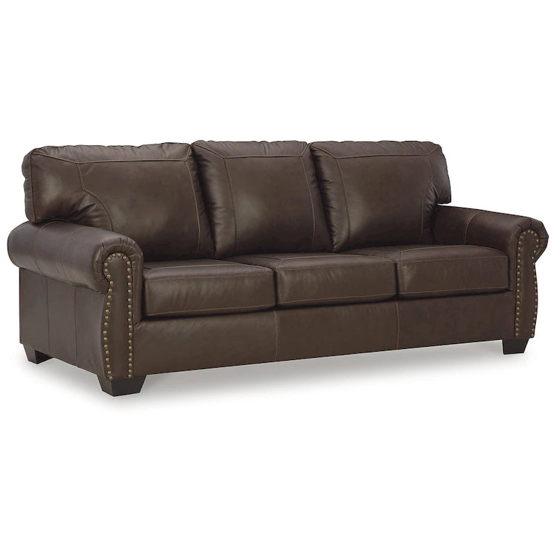 Dark Brown Sofa - 92W x 40D x 39H