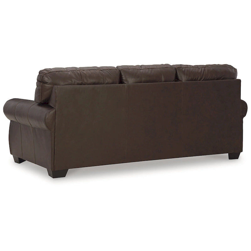 Dark Brown Sofa - 92W x 40D x 39H