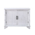 40 Pine 2 Door Storage Cabinet, Sideboard Buffet with Doors and Adjustable Shelf, Wood Entryway Chest, Cupboard