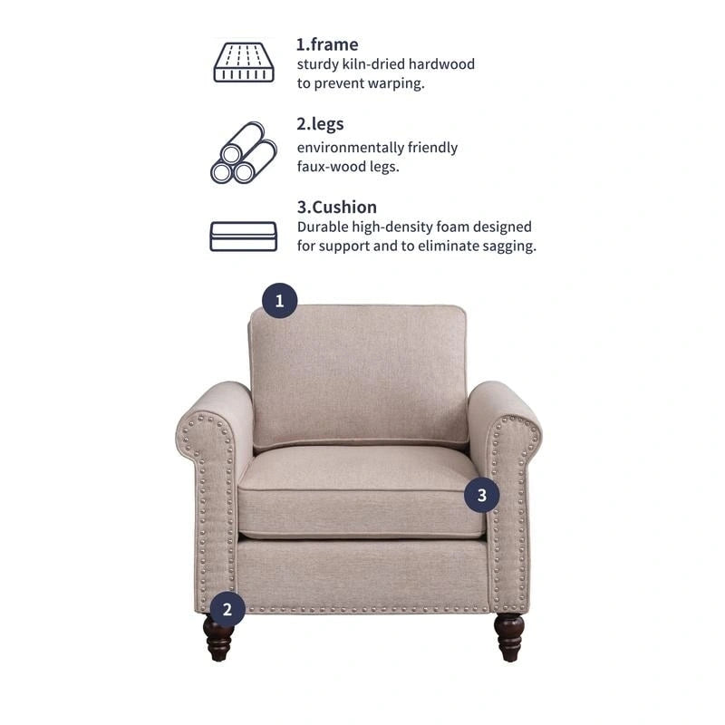 Modern Sleeper Sofa,DIY Combination Sectional Single Couch