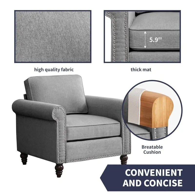 Modern Sleeper Sofa,DIY Combination Sectional Single Couch