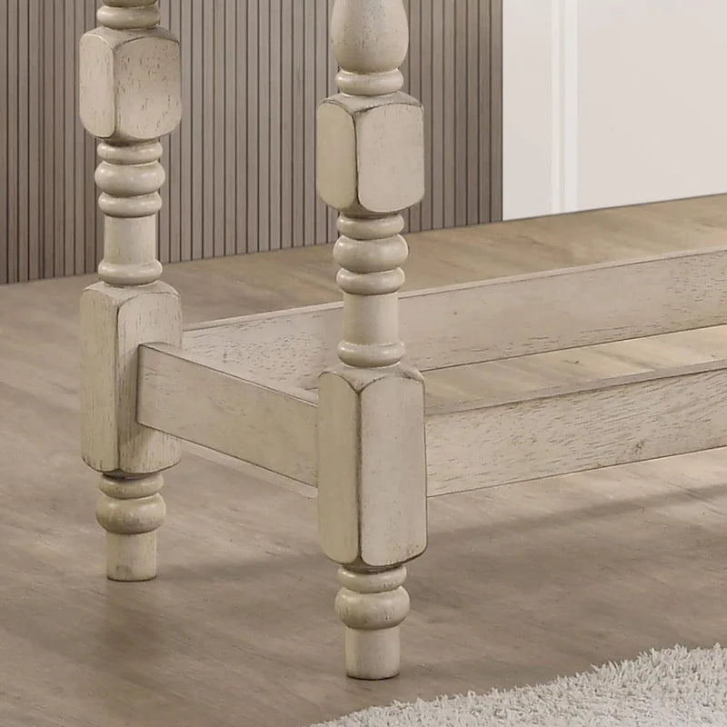 Farmhouse 50-inch Counter Height Bench