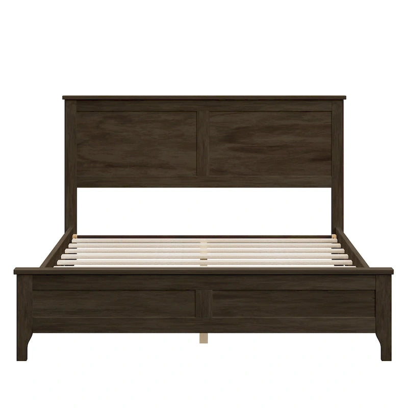 Modern Solid Wood Platform Bed