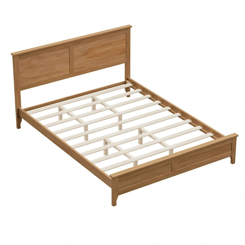 Modern Solid Wood Platform Bed