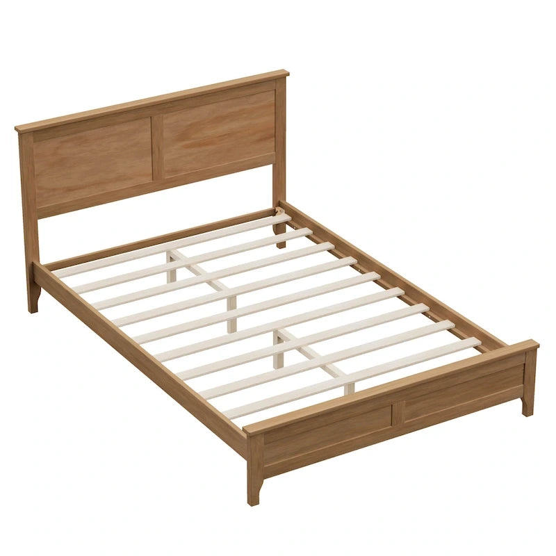 Modern Solid Wood Platform Bed