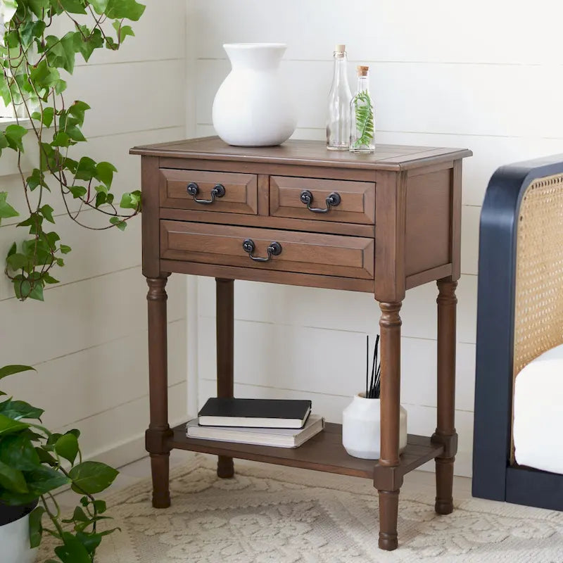 3-Drawer Console Table - 23.5 W x 13 L x 29.5 H - 24Wx13Dx30H