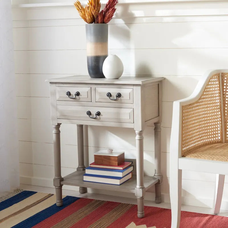 3-Drawer Console Table - 23.5 W x 13 L x 29.5 H - 24Wx13Dx30H