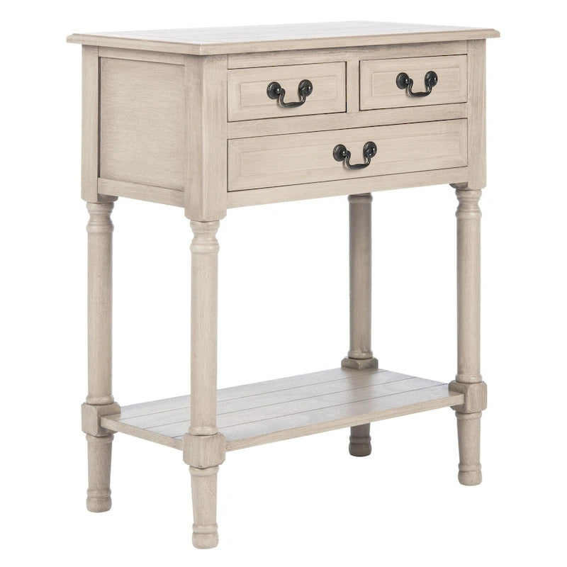 3-Drawer Console Table - 23.5 W x 13 L x 29.5 H - 24Wx13Dx30H
