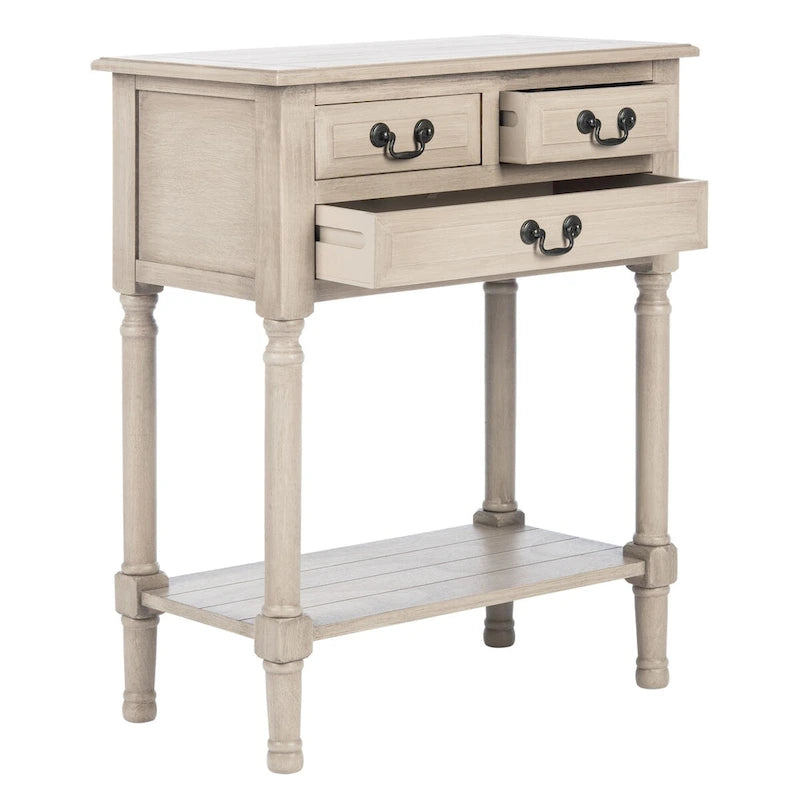 3-Drawer Console Table - 23.5 W x 13 L x 29.5 H - 24Wx13Dx30H