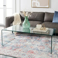 SAFAVIEH Heidi Clear Coffee Table - 47.2 x 25.6 x 16.5 - 47Wx26Dx17H