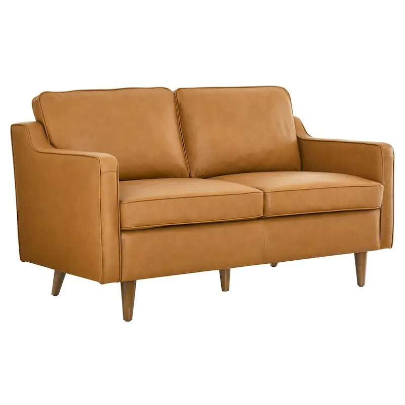 Genuine Leather Loveseat