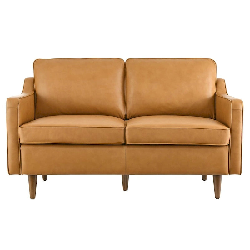 Genuine Leather Loveseat