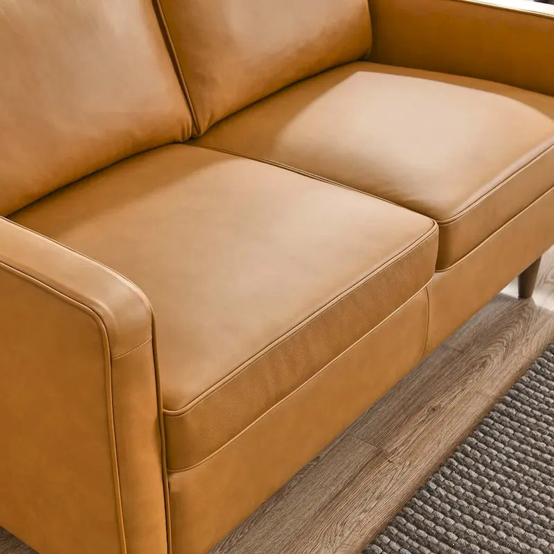 Genuine Leather Loveseat