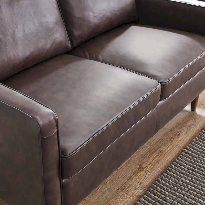 Genuine Leather Loveseat