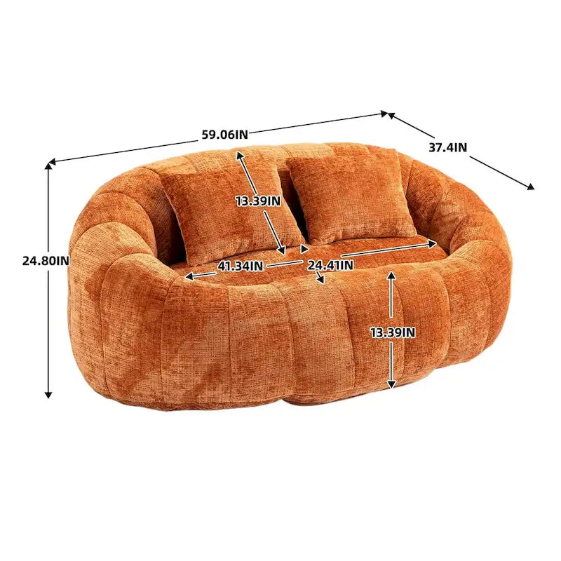 59.06 Lazy Sofa Durable Comfort Lounger High Back