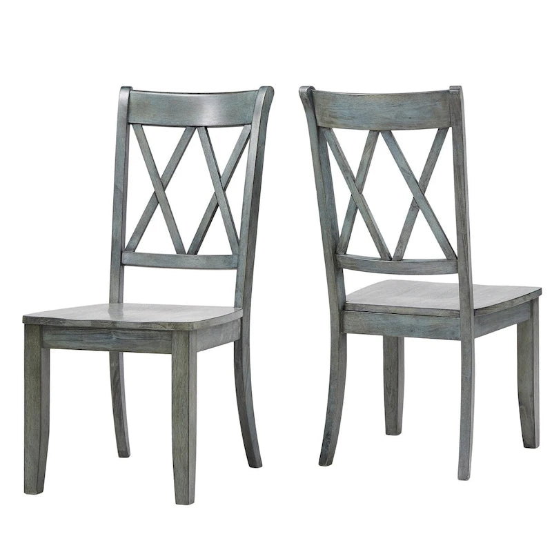 X Back Wood Dining Chair (Set of 2) Classic