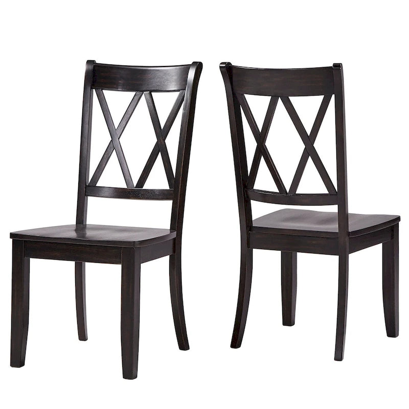 X Back Wood Dining Chair (Set of 2) Classic
