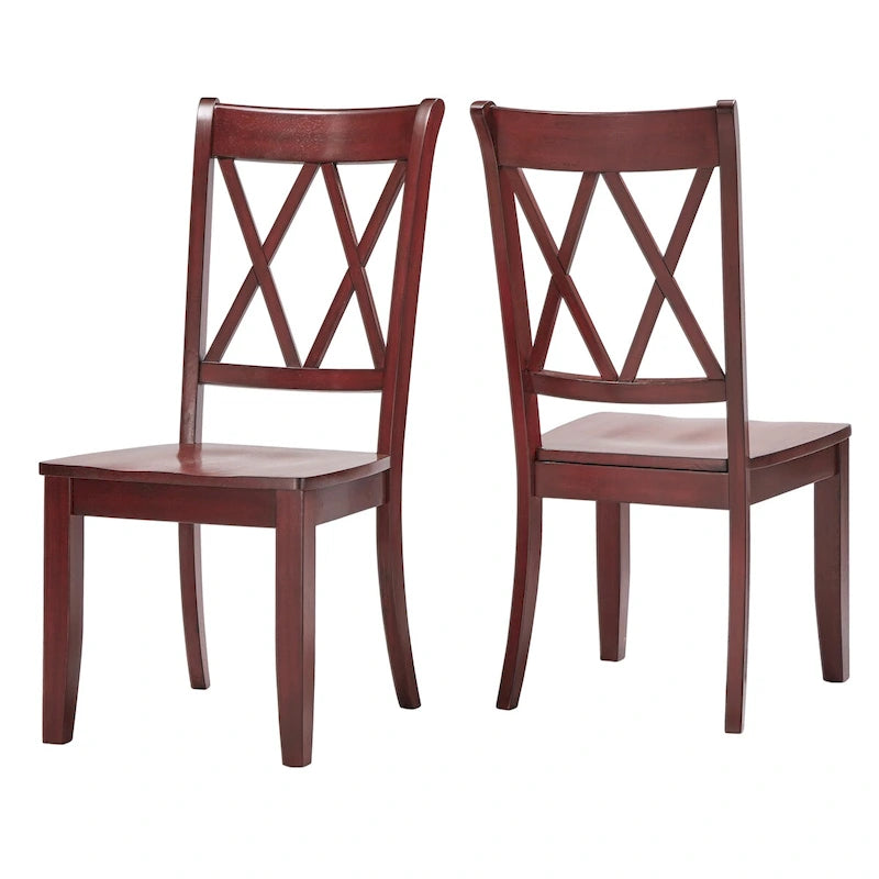 X Back Wood Dining Chair (Set of 2) Classic