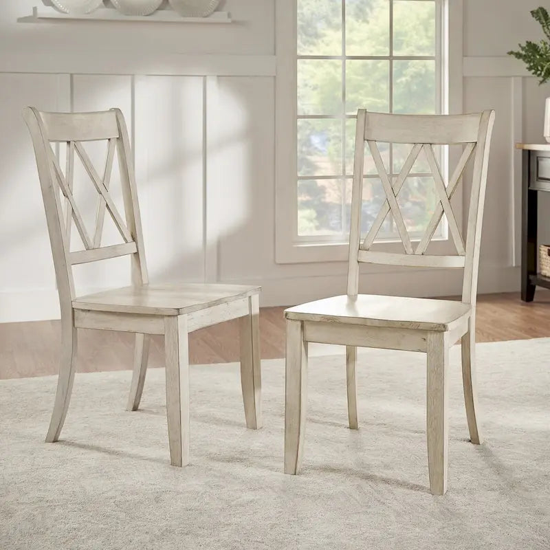 X Back Wood Dining Chair (Set of 2) Classic