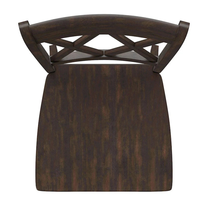 X Back Wood Dining Chair (Set of 2) Classic