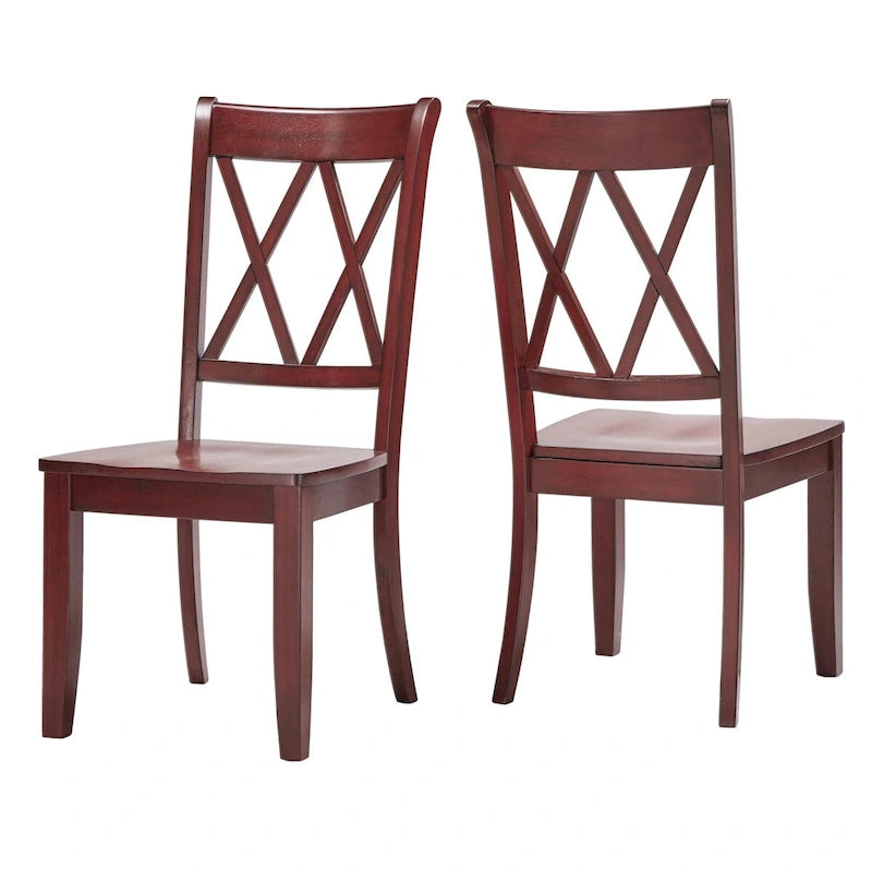 X Back Wood Dining Chair (Set of 2) Classic