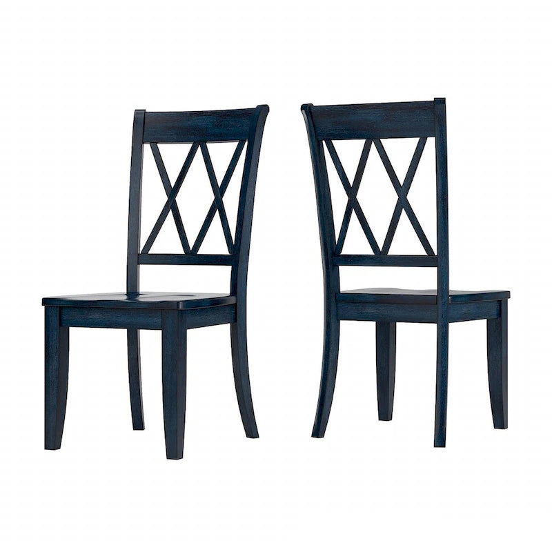 X Back Wood Dining Chair (Set of 2) Classic