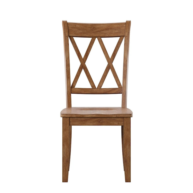 X Back Wood Dining Chair (Set of 2) Classic
