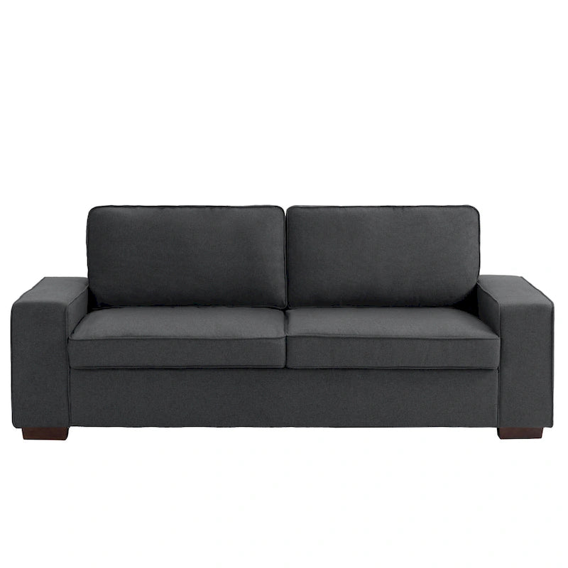 Modern 80 Upholstered Fabric 3-Seater Sofa