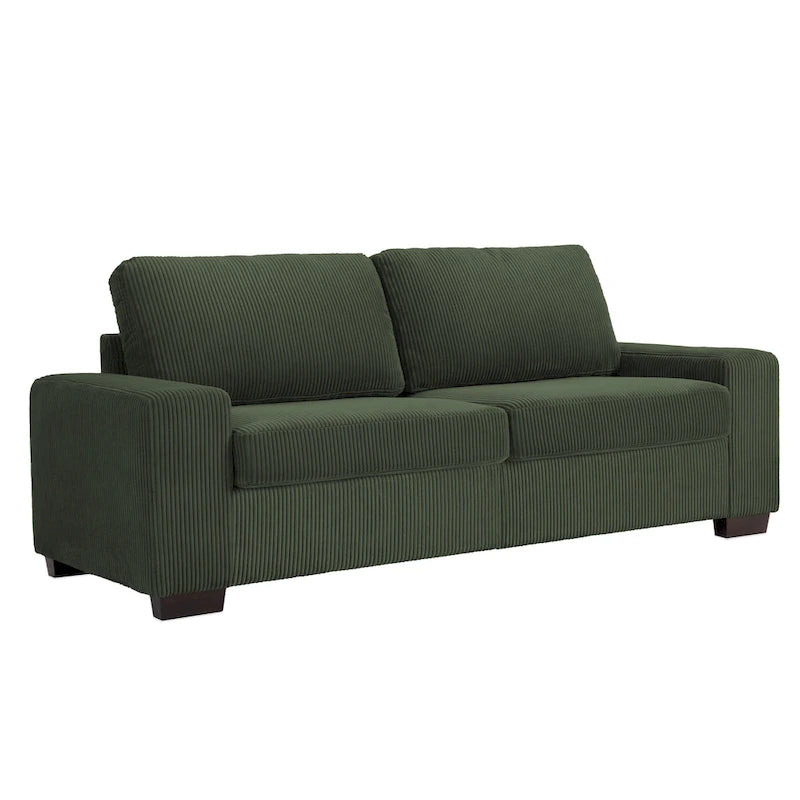 Modern 80 Upholstered Fabric 3-Seater Sofa