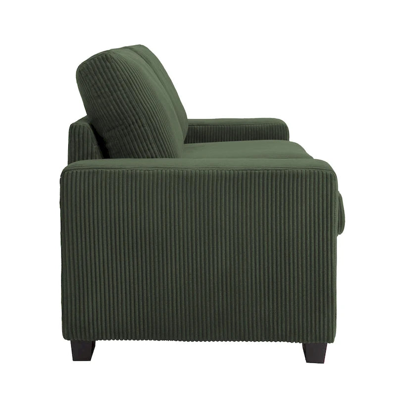 Modern 80 Upholstered Fabric 3-Seater Sofa